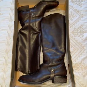 Via Spiga leather riding boots